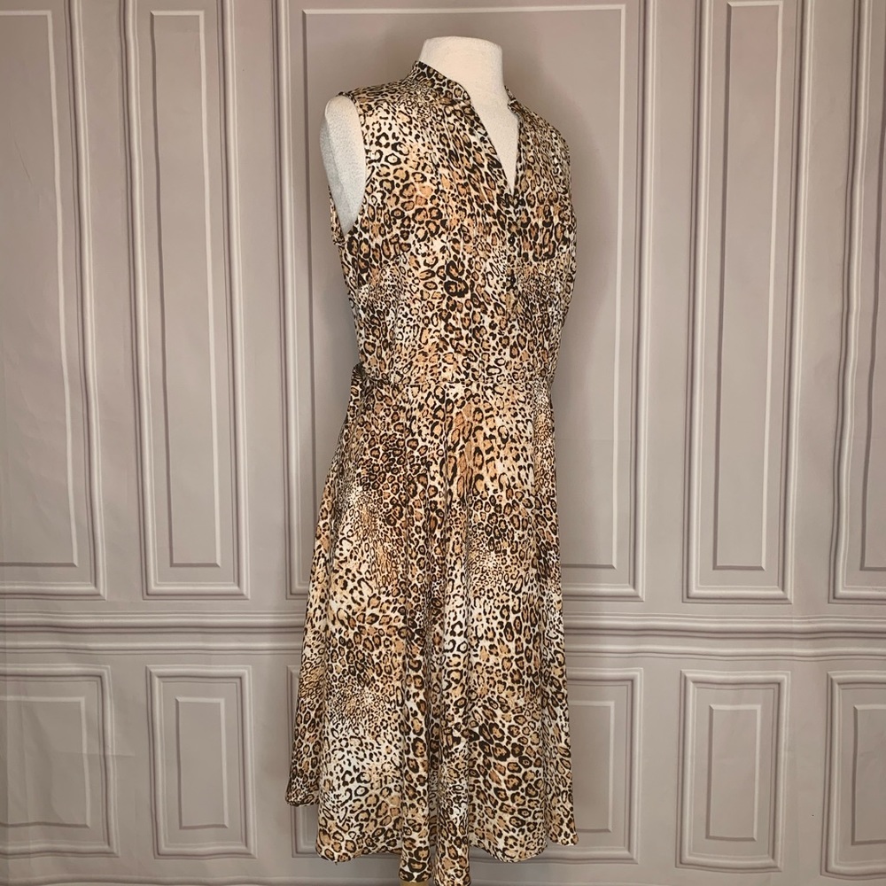 Size 10 Nanette Lepore leopard dress.
